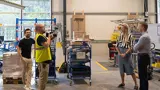 4 Medewerkers In Magazijn